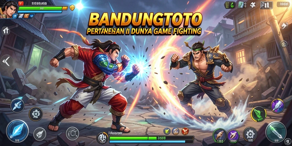 Screenshot menampilkan aksi mendebarkan dalam pertarungan Fighting.
