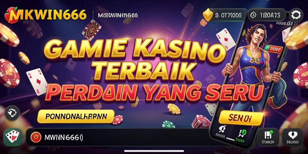 Screenshot gameplay MKWIN666 menunjukkan keseruan dan grafik menawan dari game Kasino.